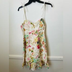 ASTR Mireille Floral Lace Sundress Size S